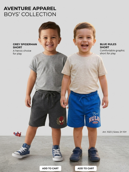 Boys Shorts - Pack of 2