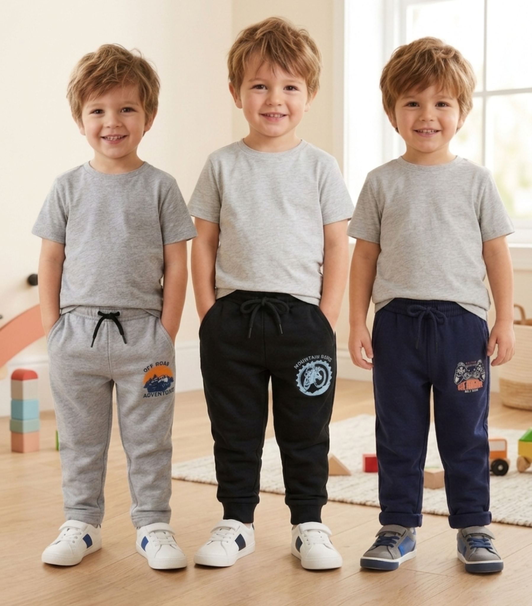 Boys Joggers – Pack of 3