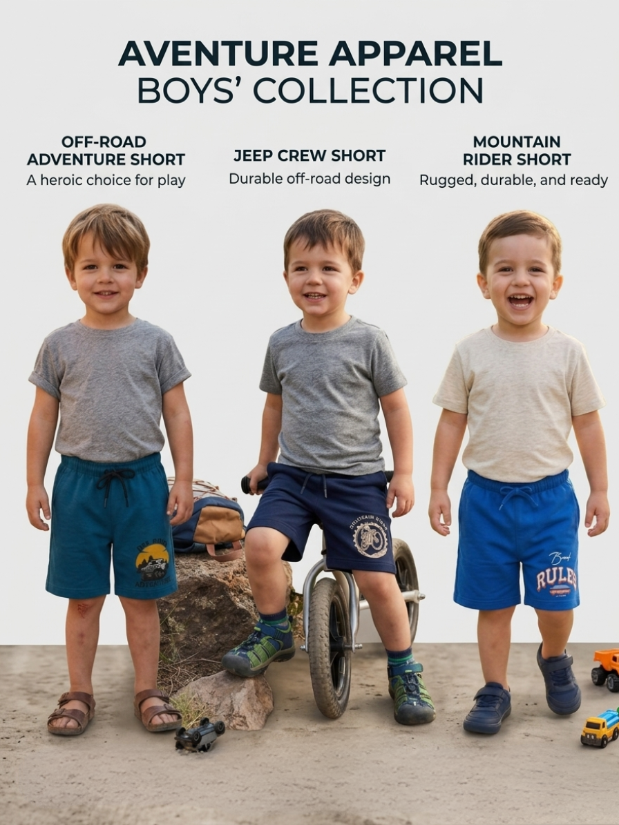 Boys Shorts – Pack of 3
