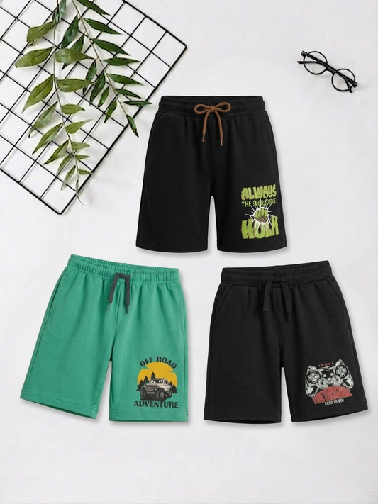 Boys Shorts – Pack of 3