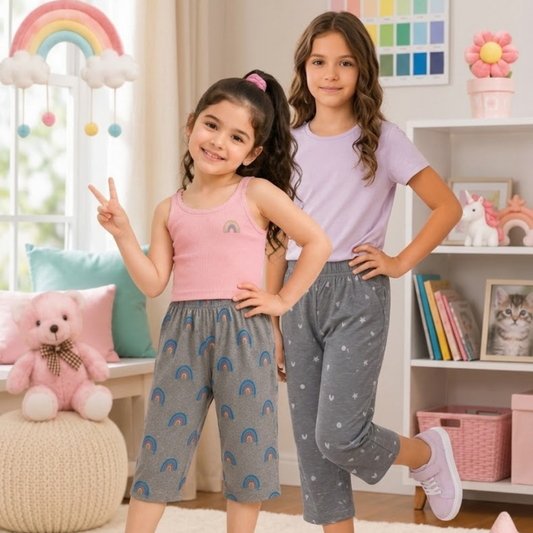 Girls Capri Pant - Pack of 2