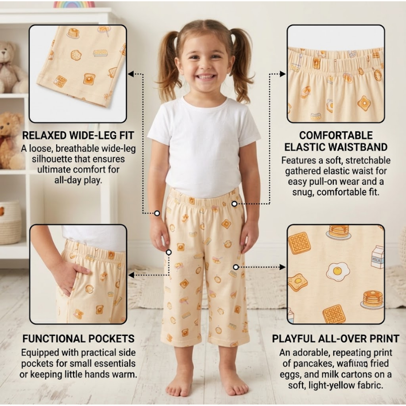 Girls Capri Pant - Pack of 2