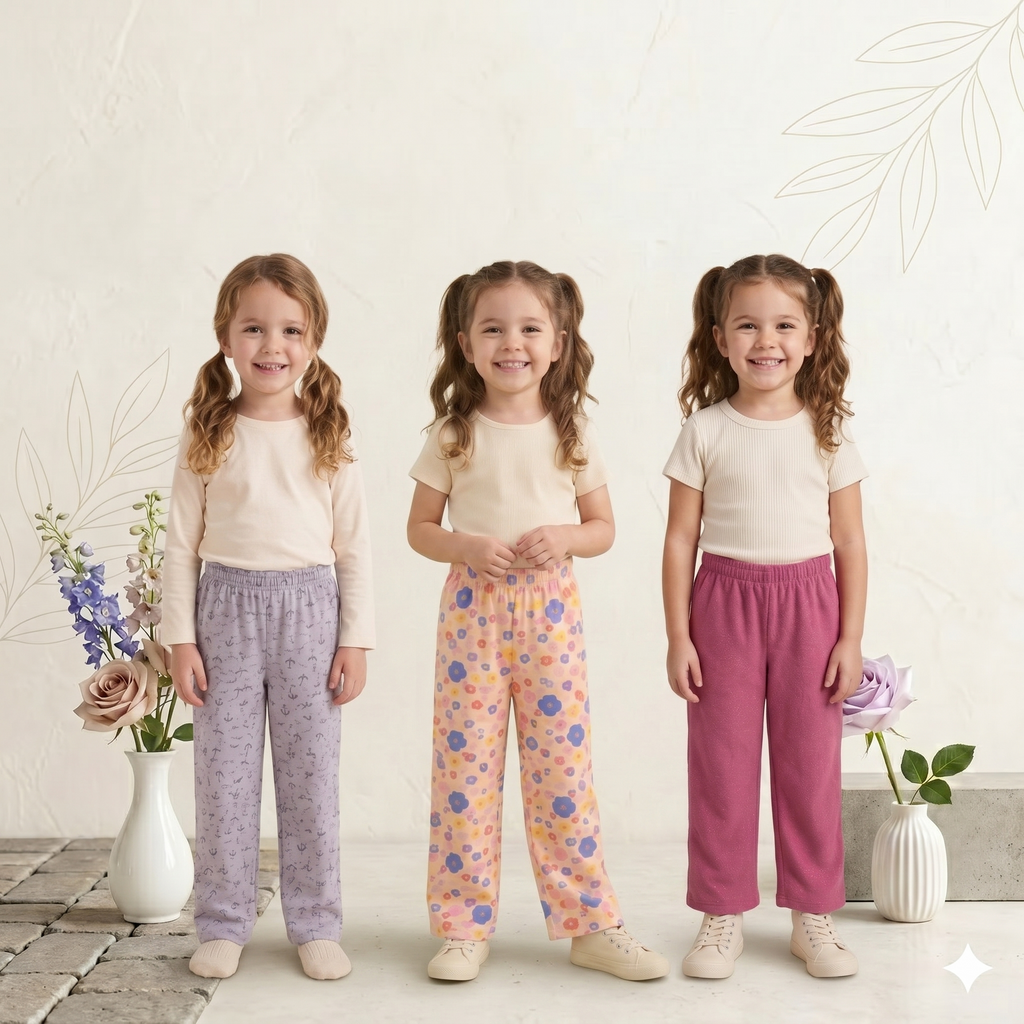 Girls SJ Pants - Pack of 3