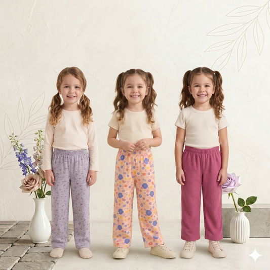 Girls SJ Pants - Pack of 3