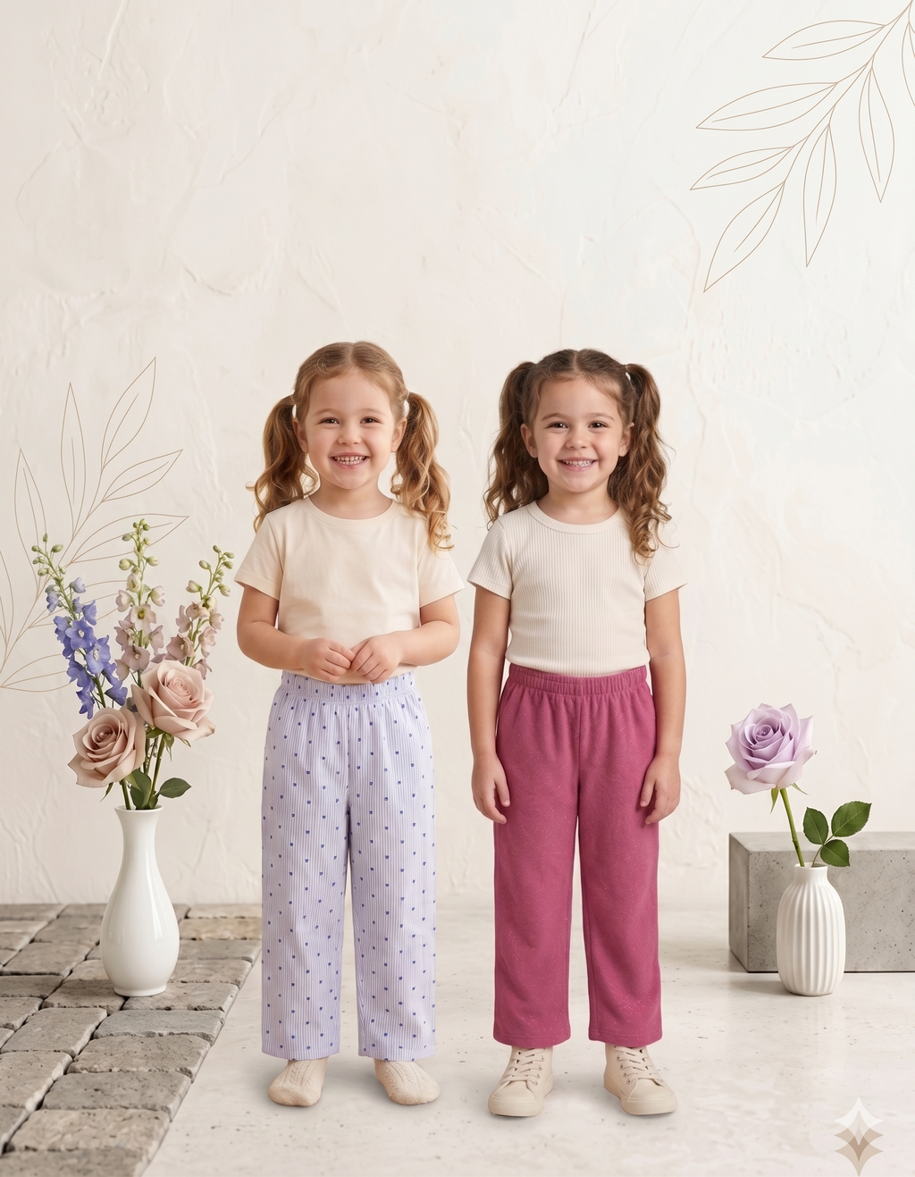 Girls SJ Printed Pant – Pack of 2