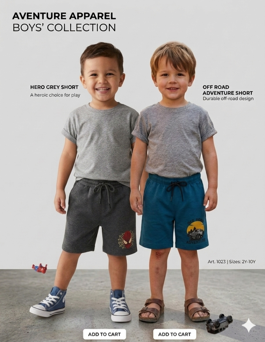 Boys Shorts – Pack of 2