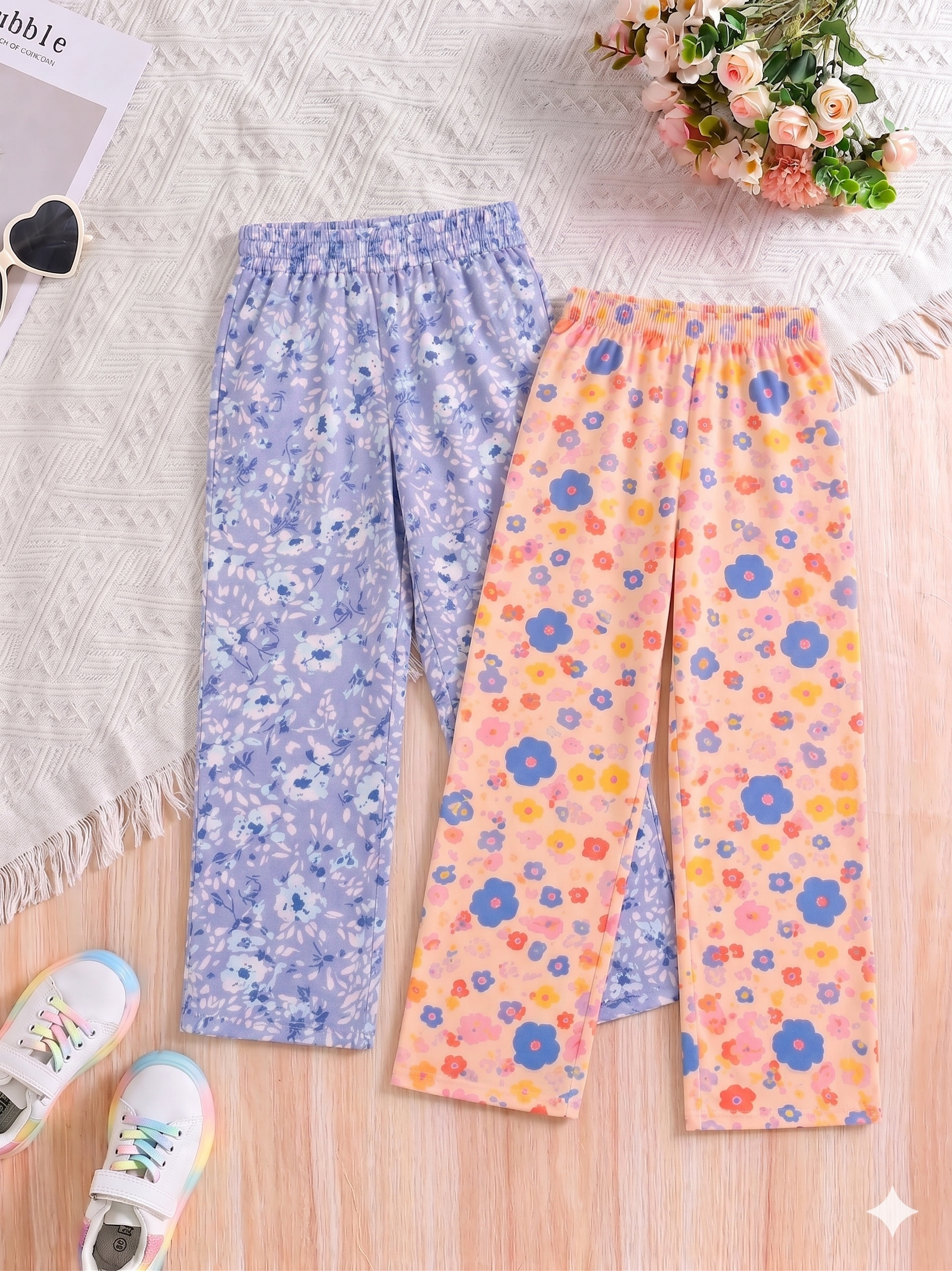 Girls SJ Printed Pant - Pack of 2