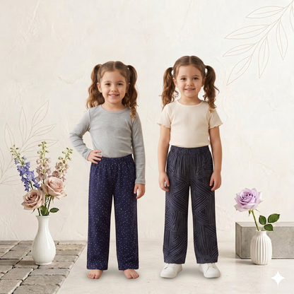 Girls SJ Printed Pant (Pack 2) -menu