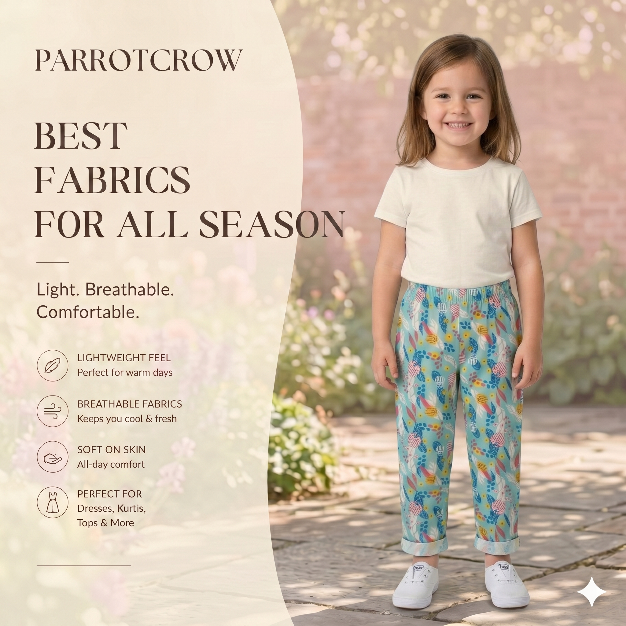 Girls Daily Wear Pant – Comfort & Style for Everyday Wear