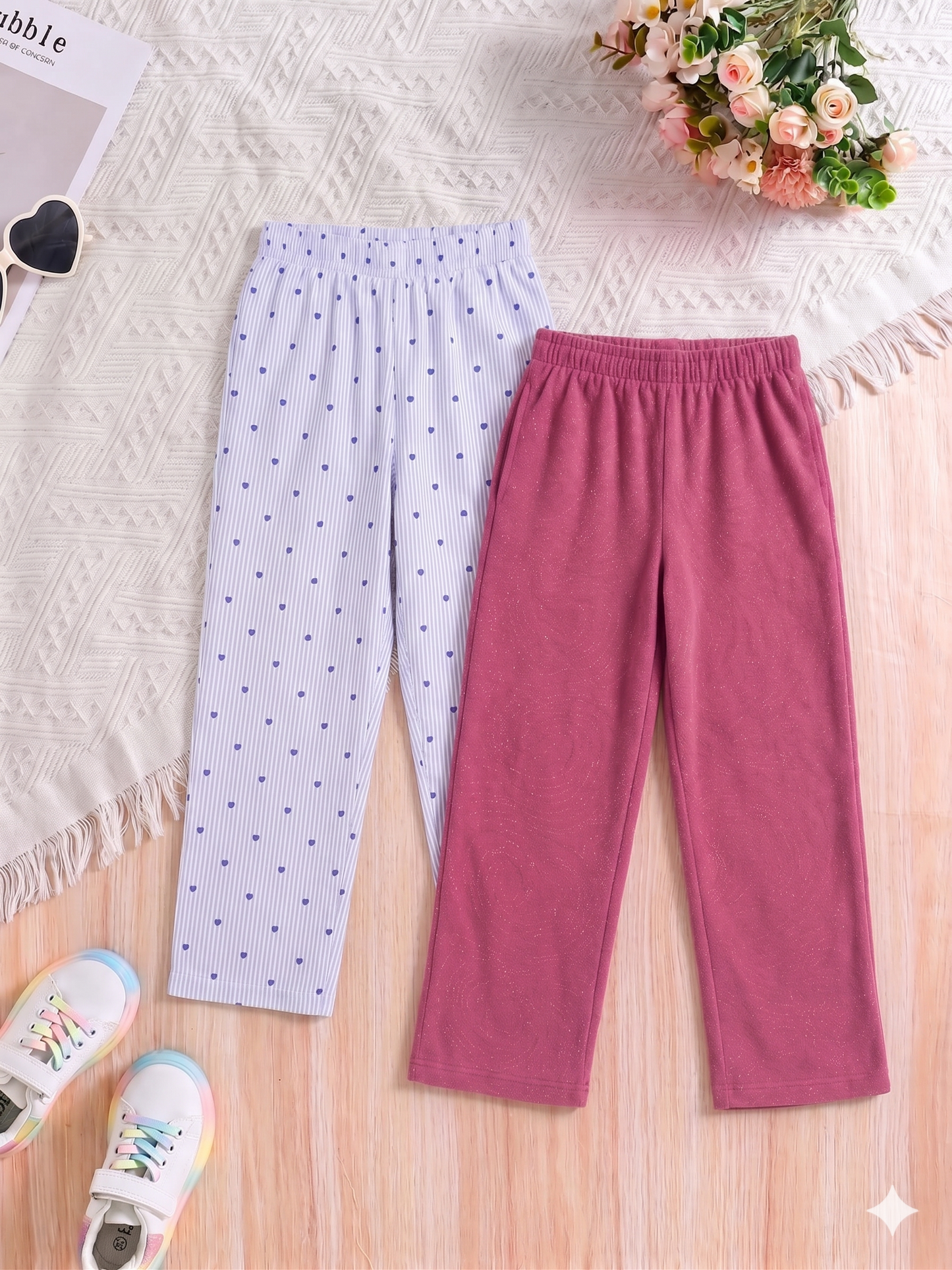 Girls SJ Printed Pant - Pack of 2