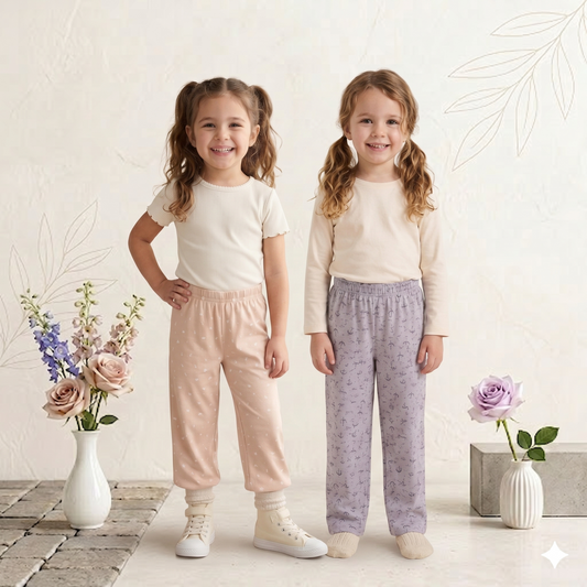 Girls SJ Printed Pant (Pack 2) -menu