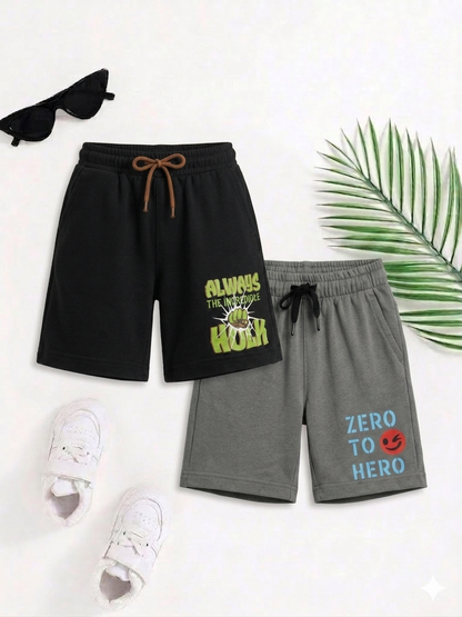 Boys Shorts - menu (Pack 2)