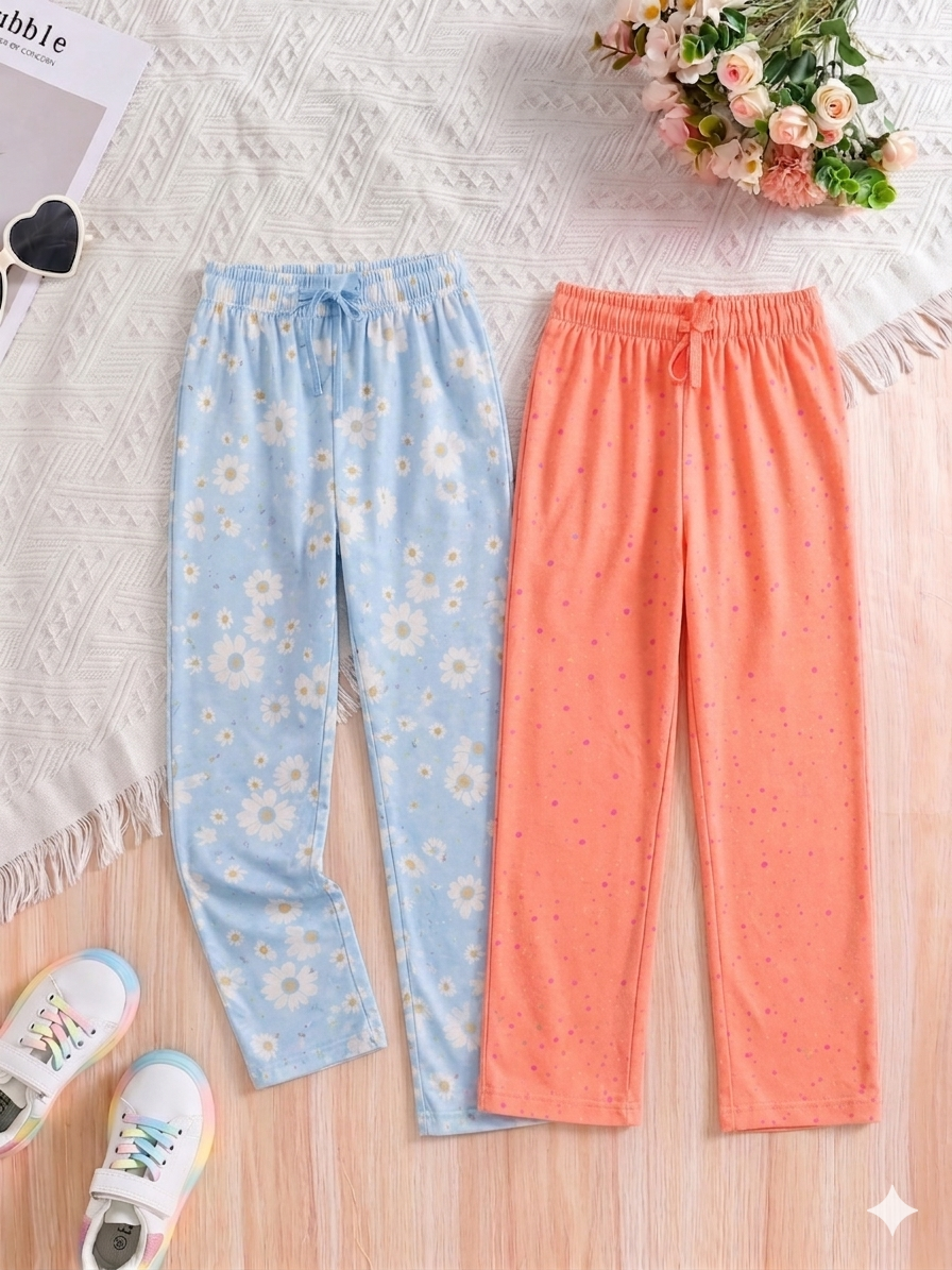 Girls Jogger Pants - Pack of 2