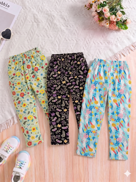 Girls Dailywear Pant - Pack of 3