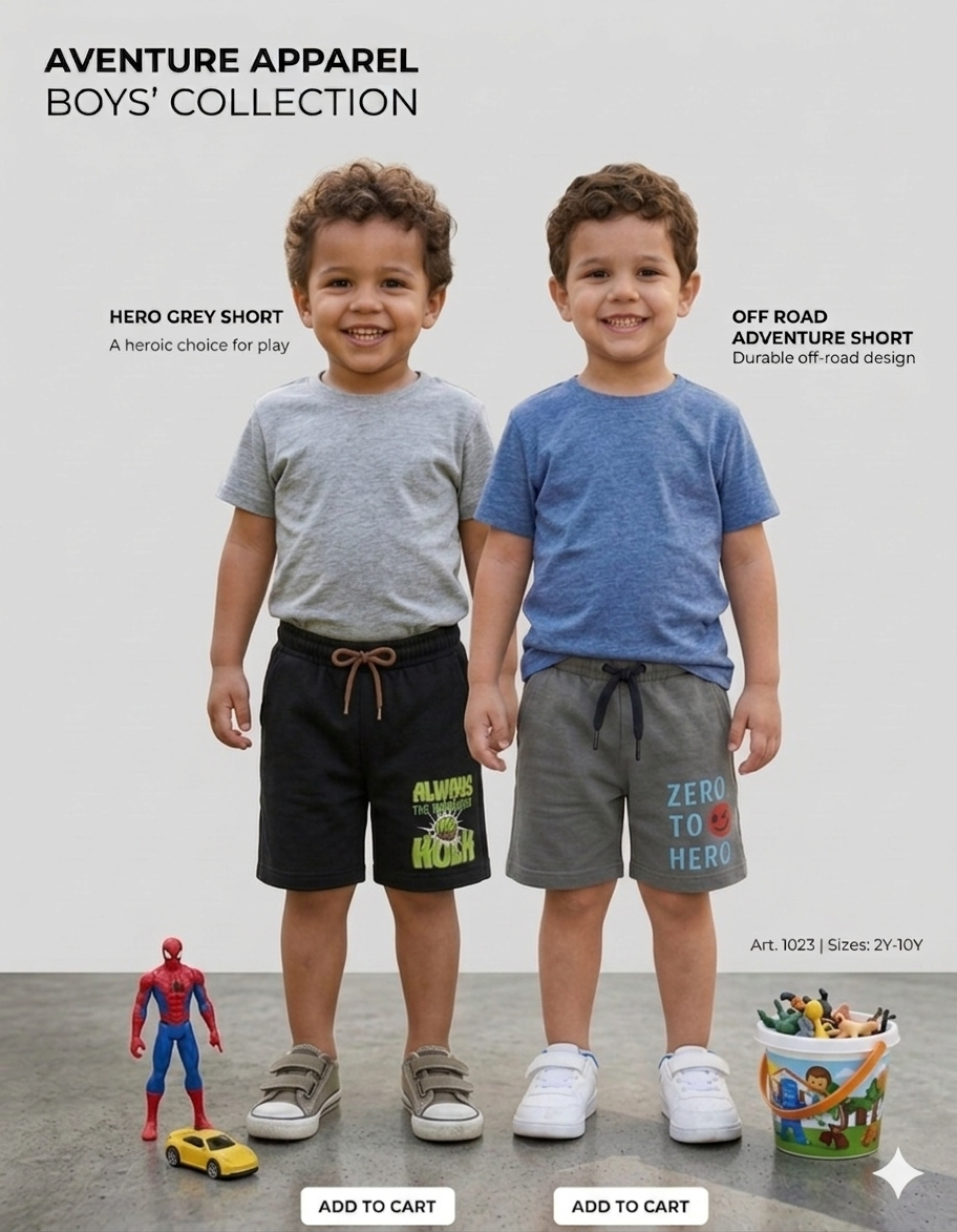 Boys Shorts – Pack of 2