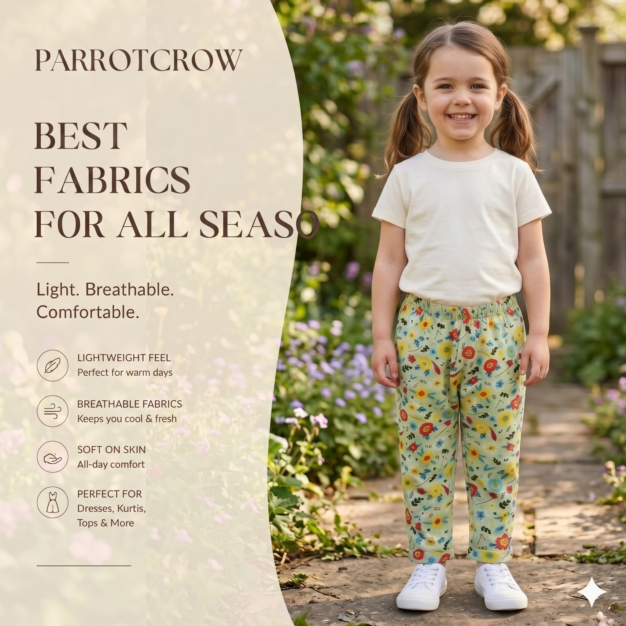 Girls Daily Wear Pant – Comfort & Style for Everyday Wear