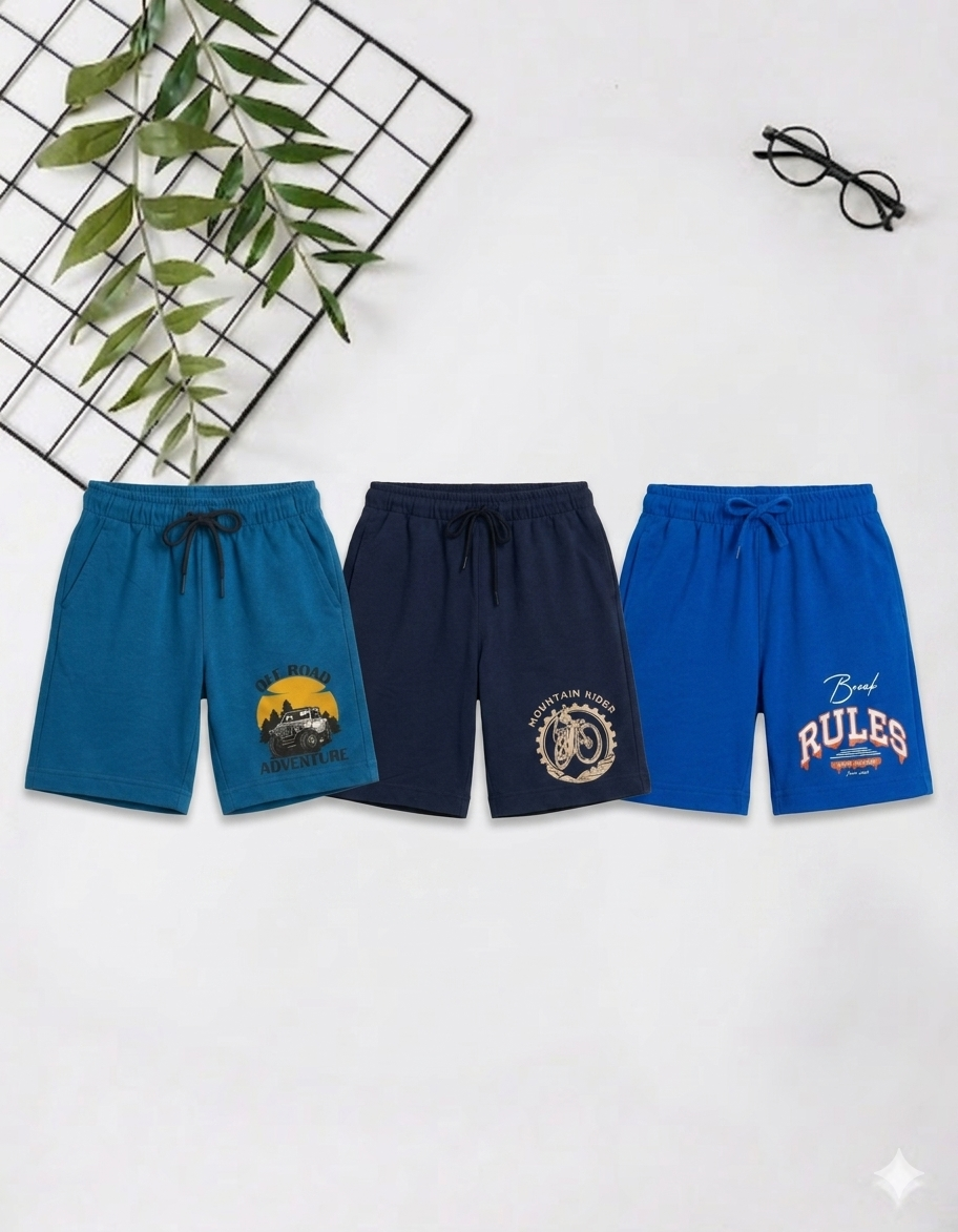 Boys Shorts - menu (Pack 3)