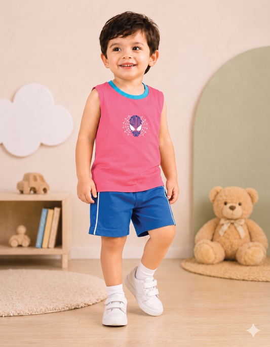 Short Sleeveless t-shirt Set