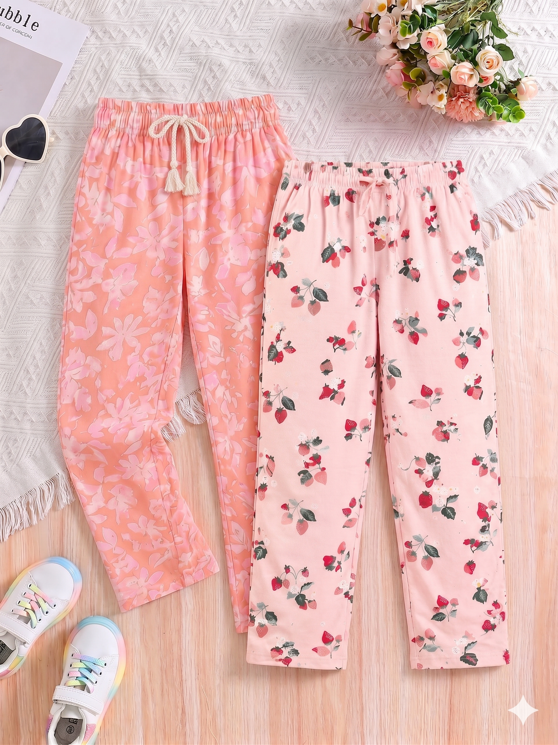 Girls Joggers - Pack of 2