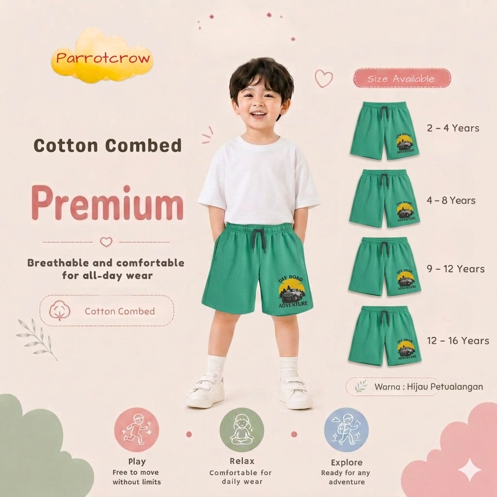 Boys Shorts - menu