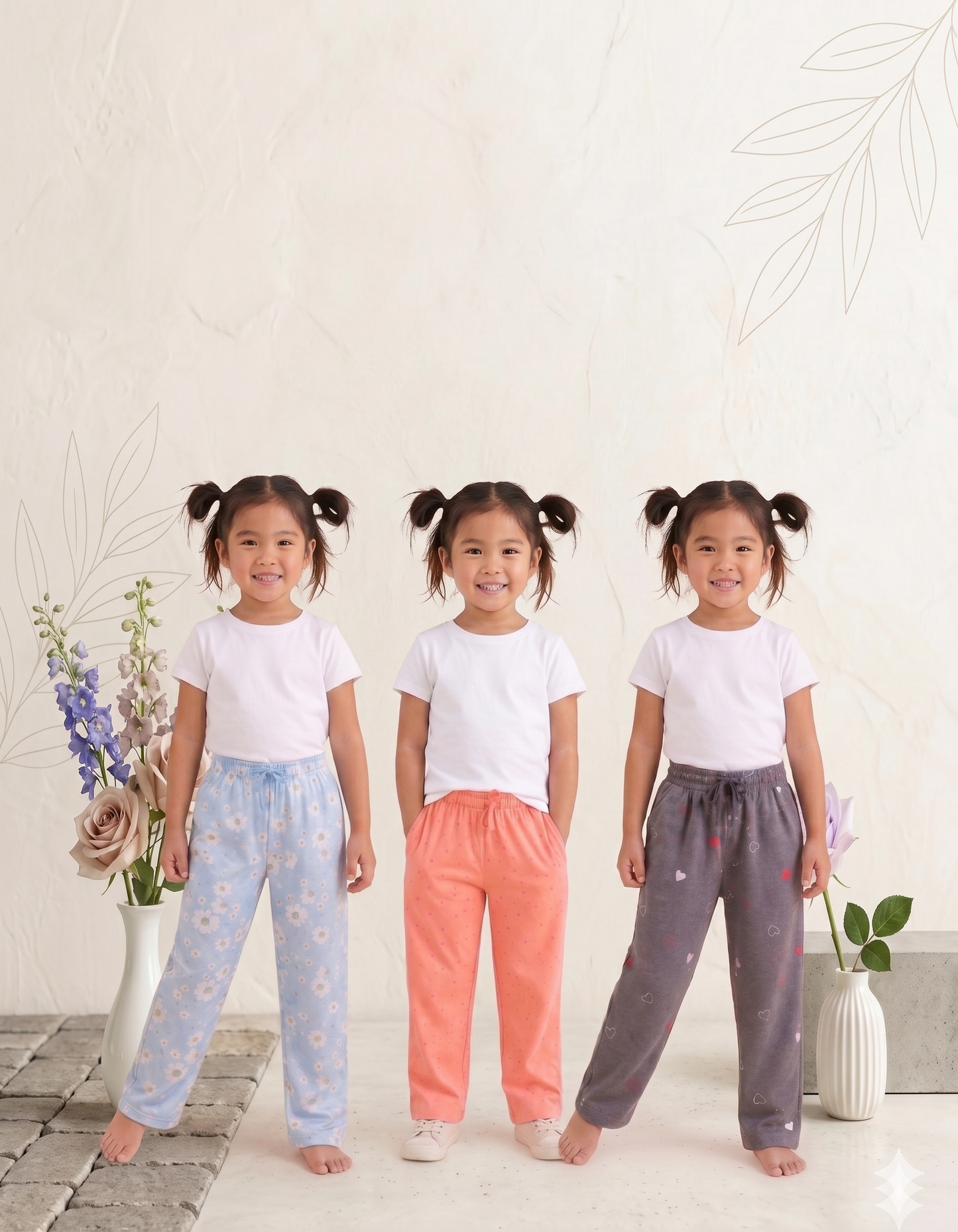 Girls Joggers - menu (Pack 3)