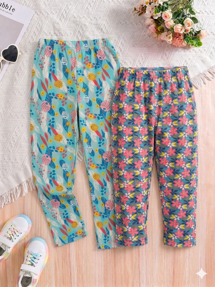 Girls Dailywear Pant -  Pack of 2
