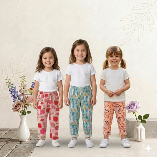 Girls Dailywear Pant (Pack 3)