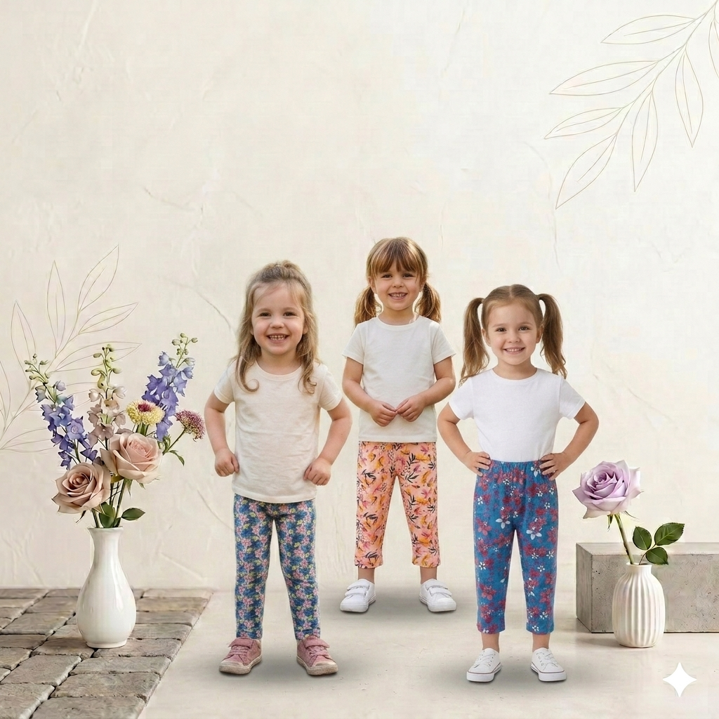 Girls Daily Wear Pant – Pack of 3
