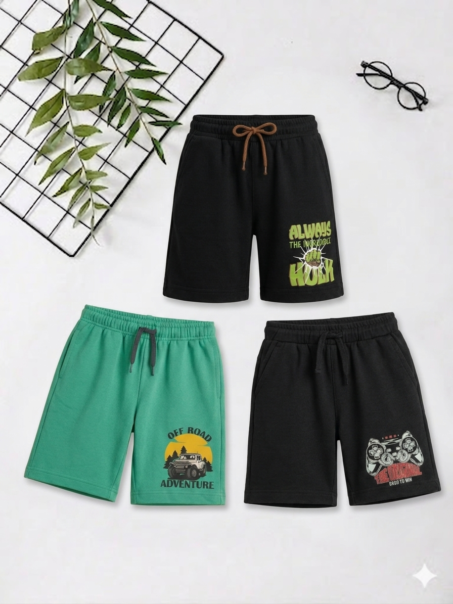 Boys Shorts – Pack of 3