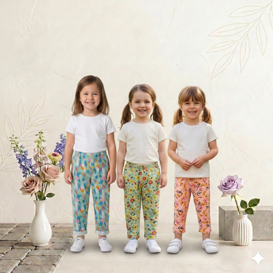 Girls Dailywear Pant (Pack 3)