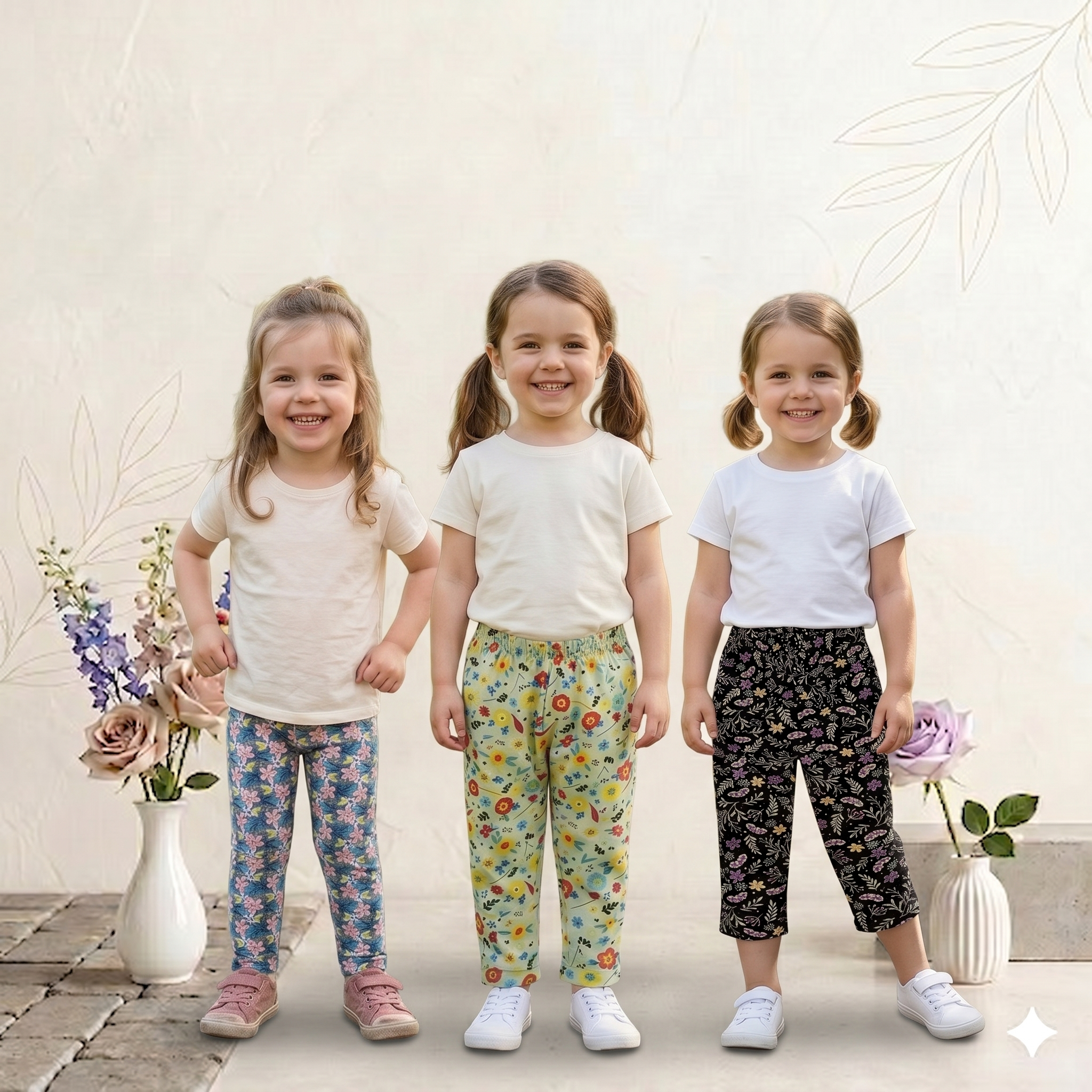 Girls Daily Wear Pant – Pack of 3