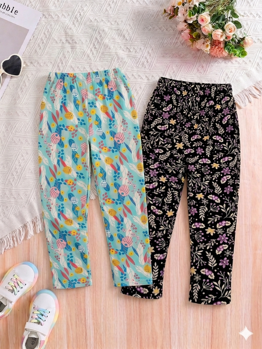 Girls Dailywear Pant -  Pack of 2