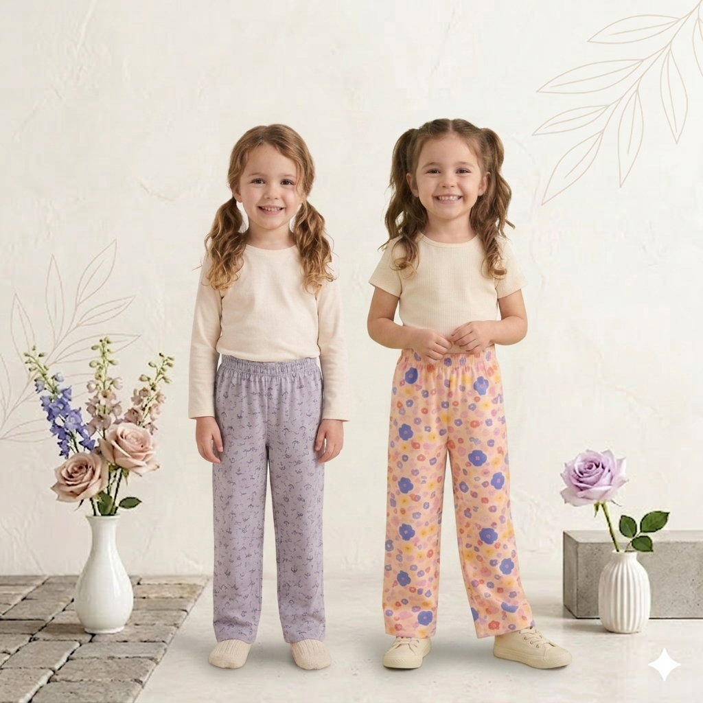 Girls SJ Printed Pant – Pack of 2