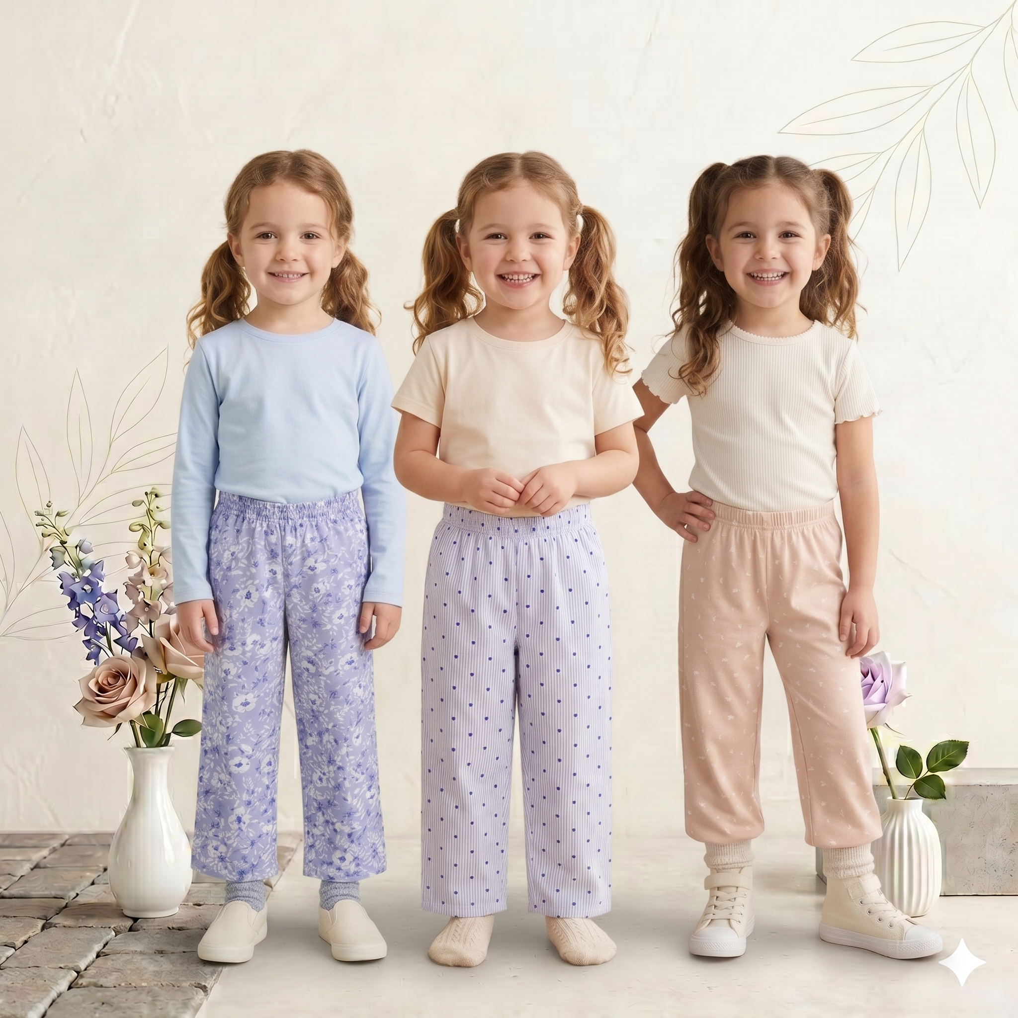 Girls SJ Printed Pant – Pack of 3