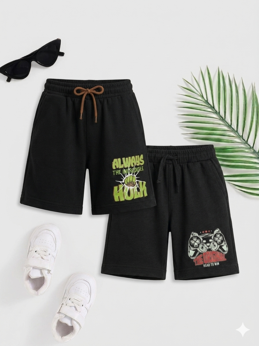 Boys Shorts -Pack of 2