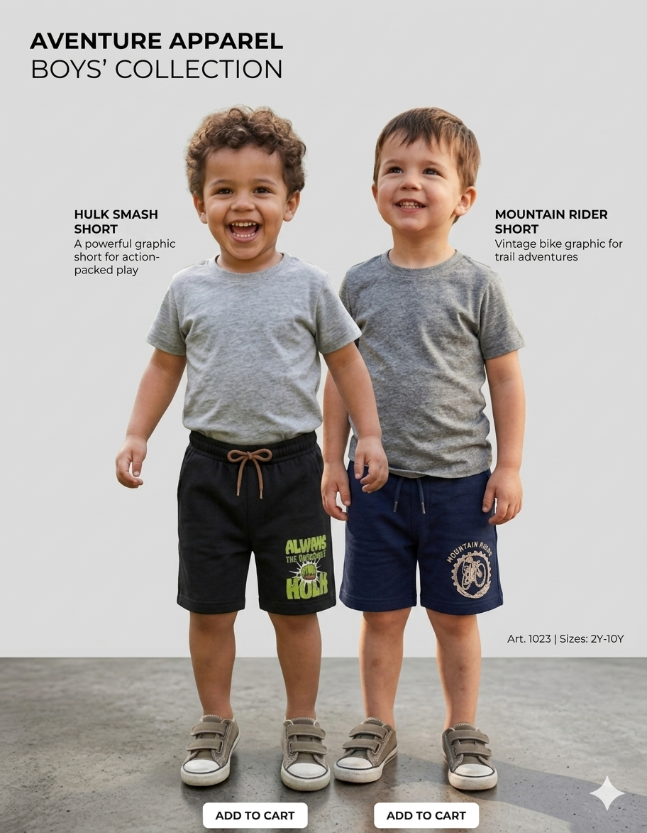 Boys Shorts – Pack of 2