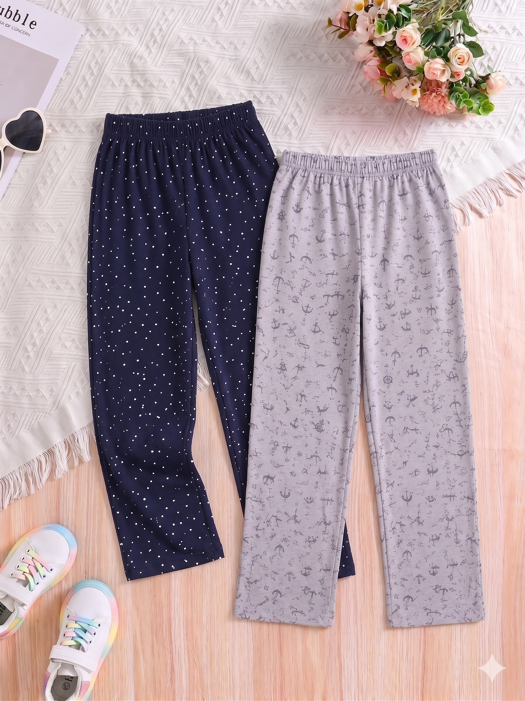 Girls SJ Printed Pant - Pack of 2