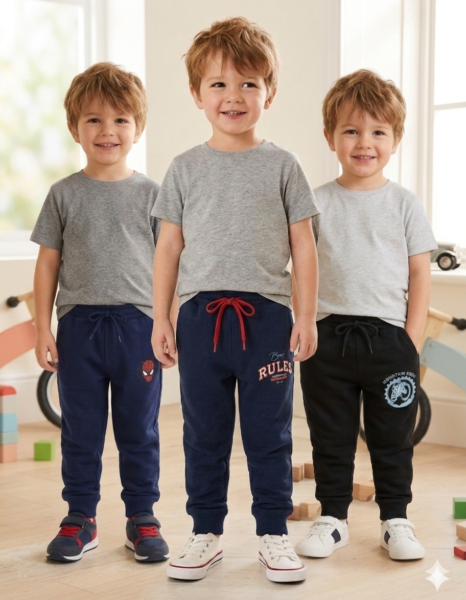 Boys Joggers - menu (pack 3)