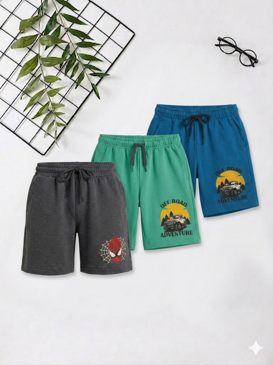 Boys Shorts - menu (Pack 3)
