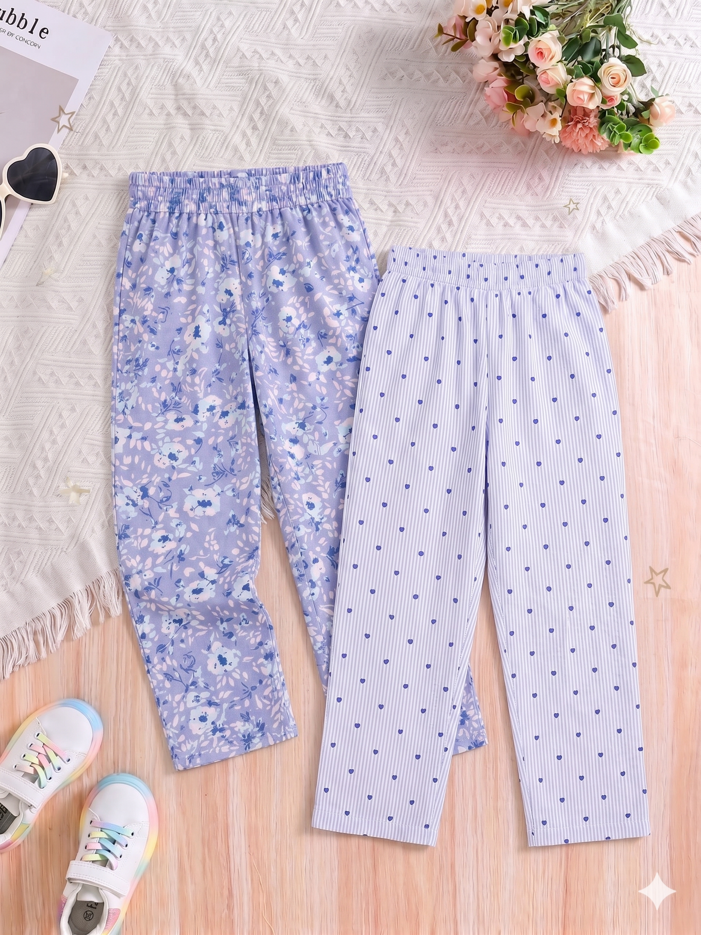 Girls SJ Printed Pant - Pack of 2