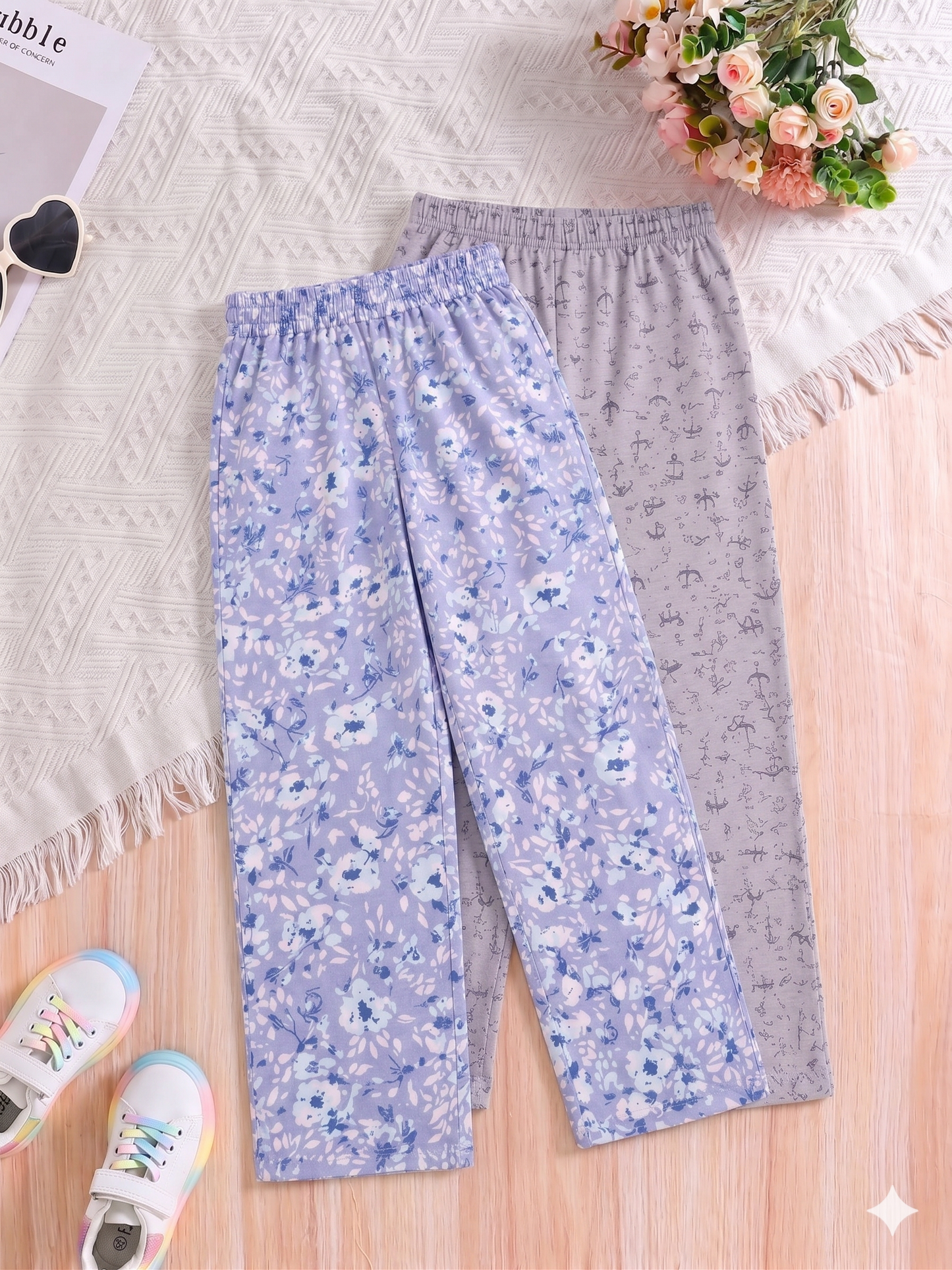 Girls SJ Printed Pant - Pack of 2