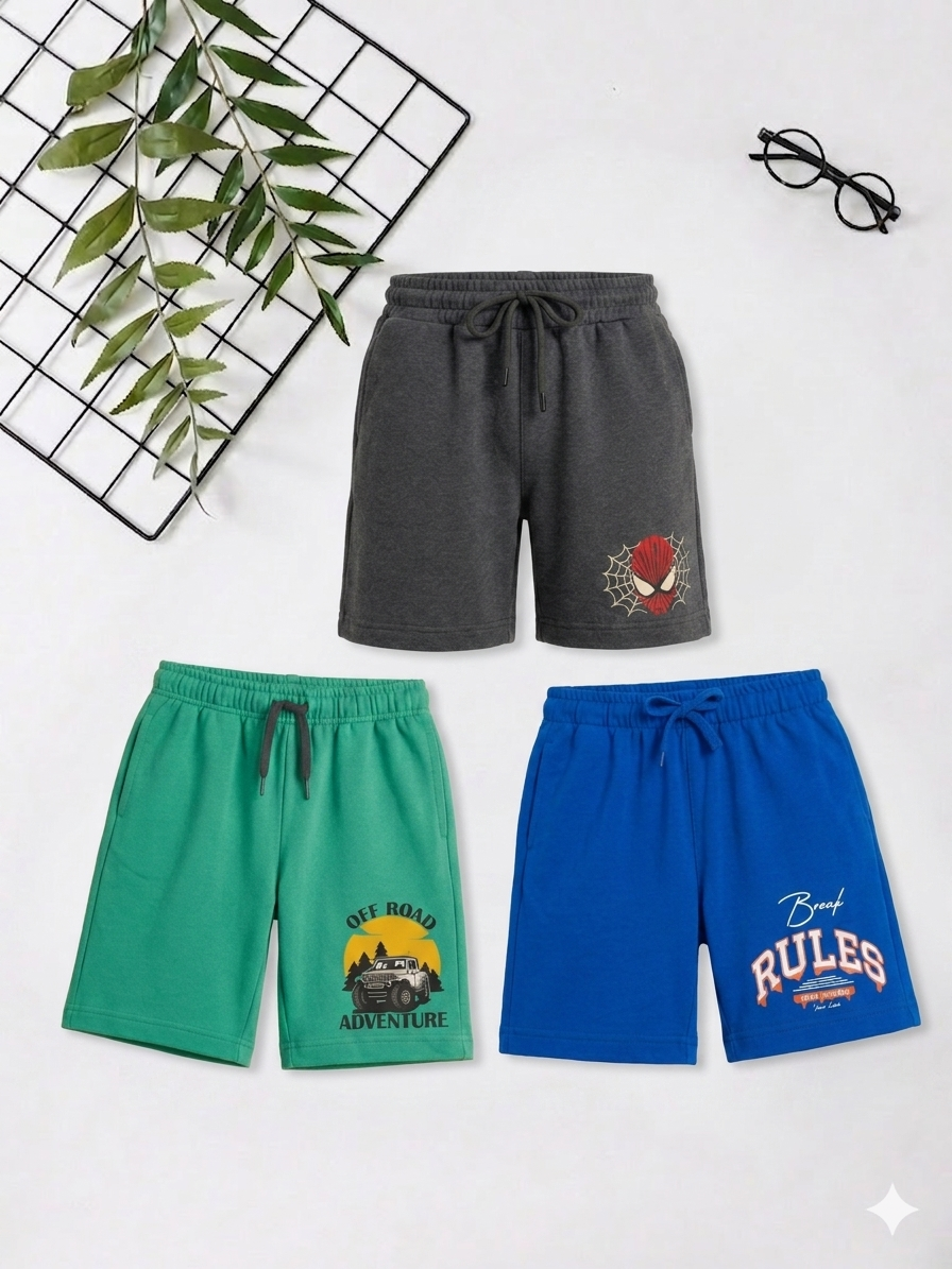 Boys Shorts - menu (Pack 3)