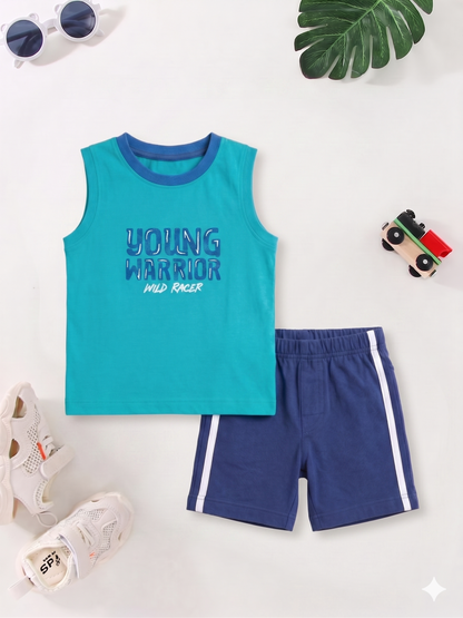 Short Sleeveless t-shirt Set
