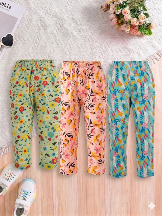 Girls Dailywear Pant (Pack 3)