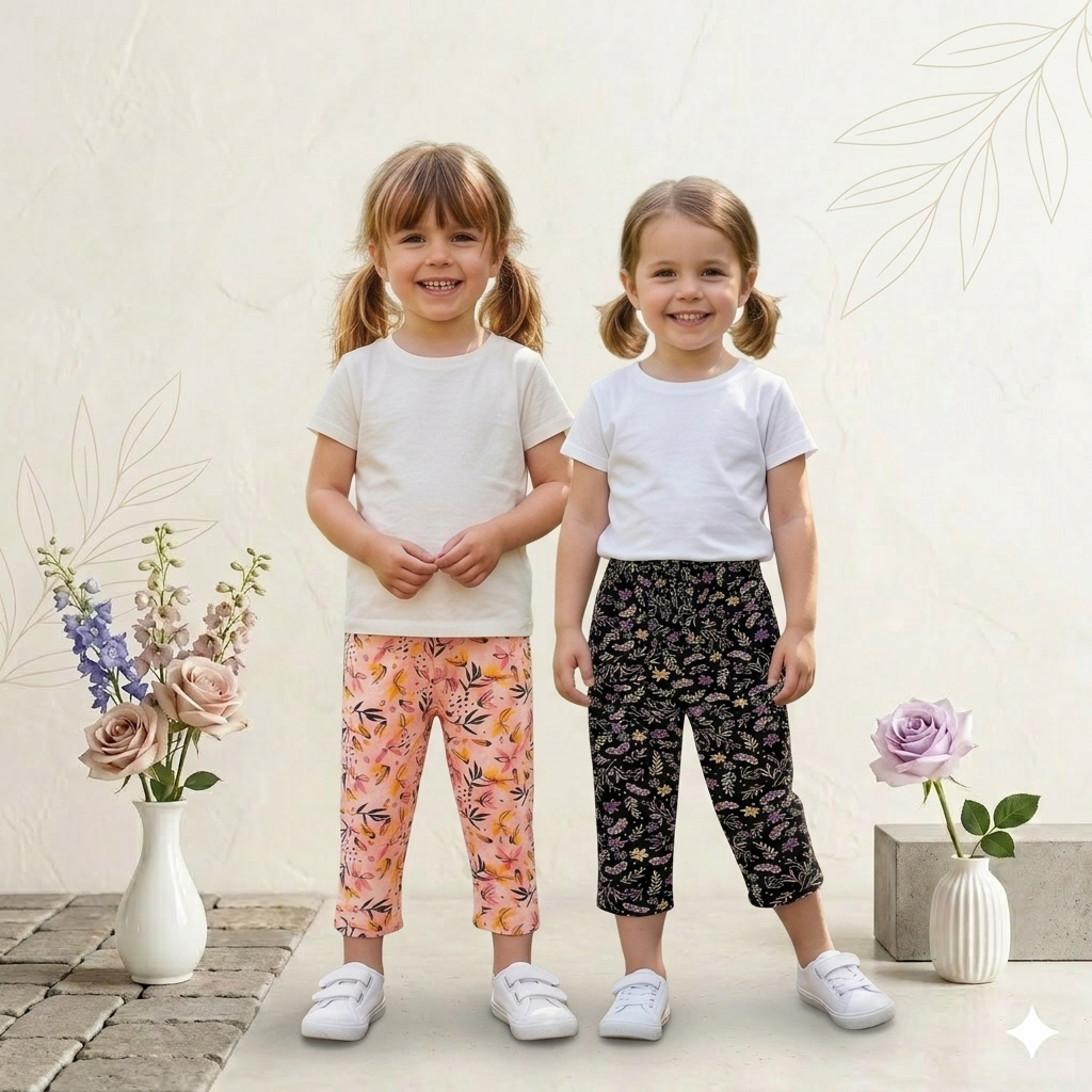 Girls Dailywear Pant (Pack 2)