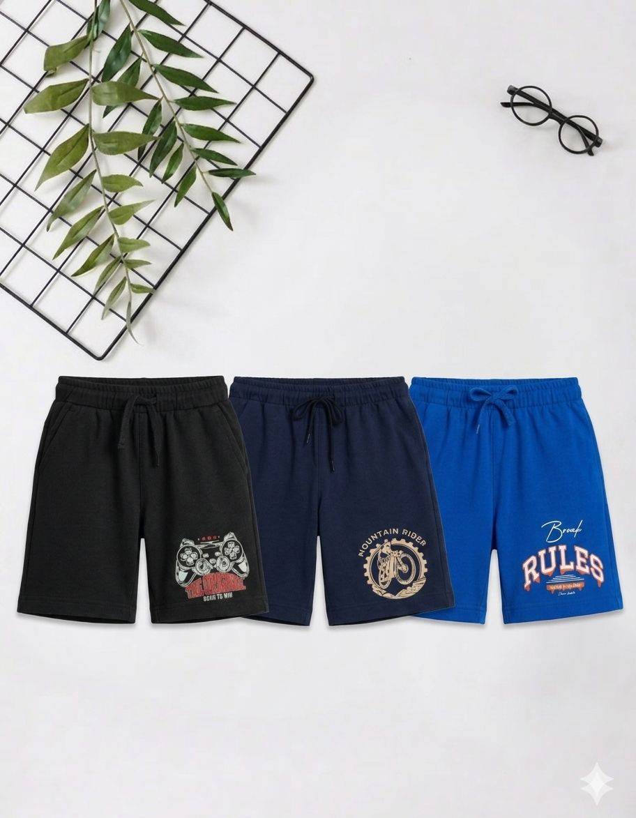 Boys Shorts - Pack of 3