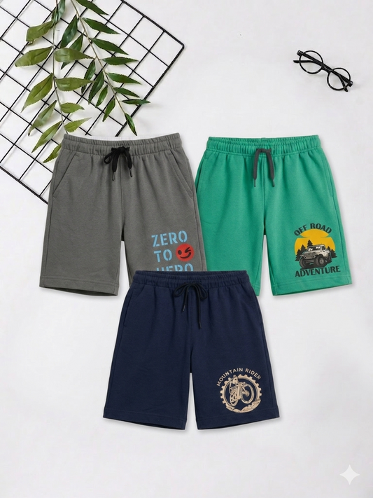 Boys Shorts - menu (Pack 3)