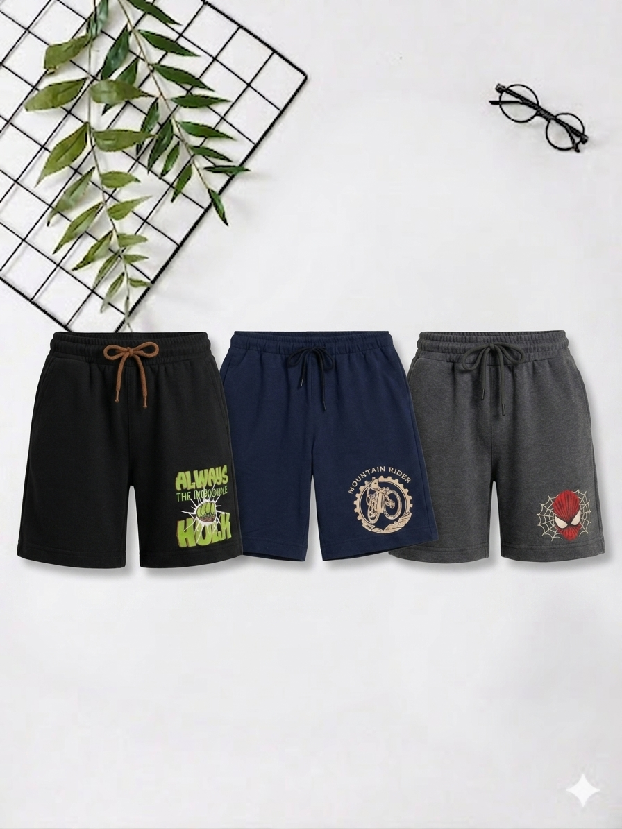 Boys Shorts - menu (Pack 3)