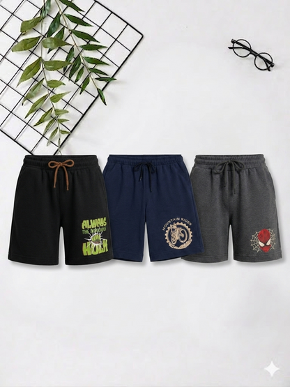 Boys Shorts - menu (Pack 3)