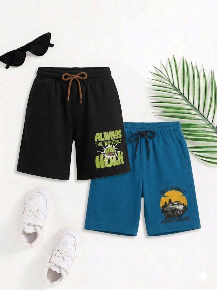 Boys Shorts - menu (Pack 2)